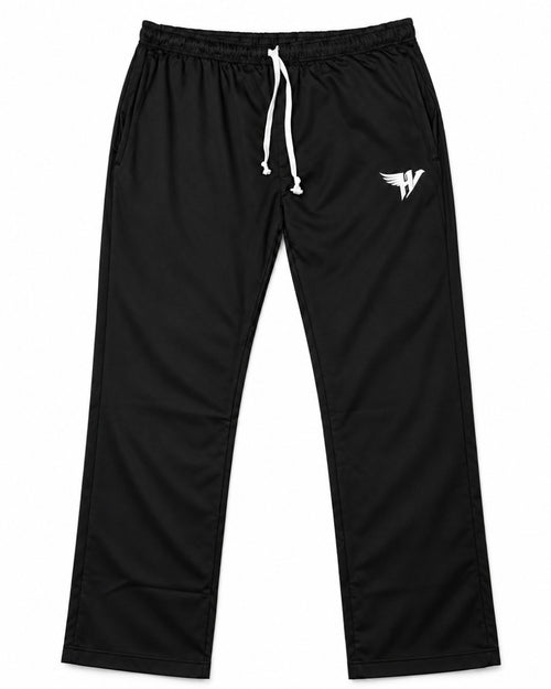 Hustle Fit Black Loose Fit Trousers