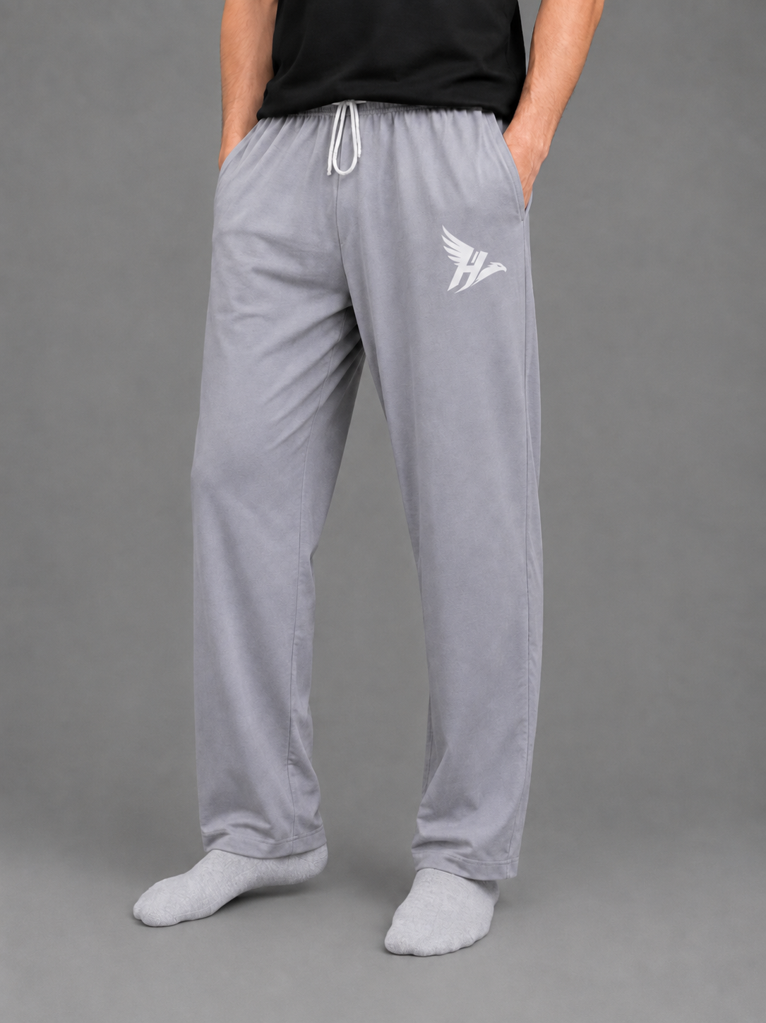 Hustle Fit Charcoal Relaxed Trousers