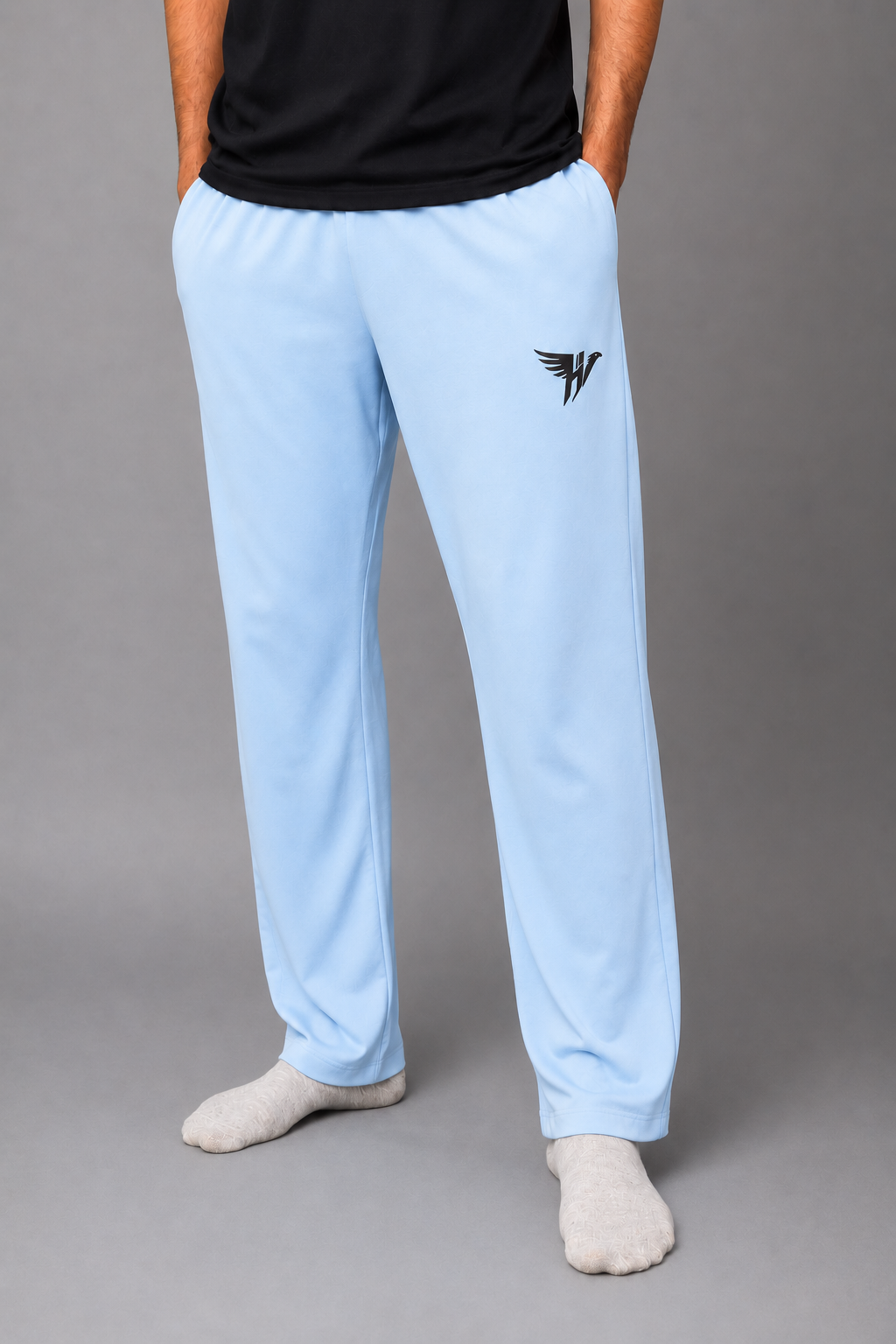 Hustle Fit Sky Blue Relaxed Sweatpants
