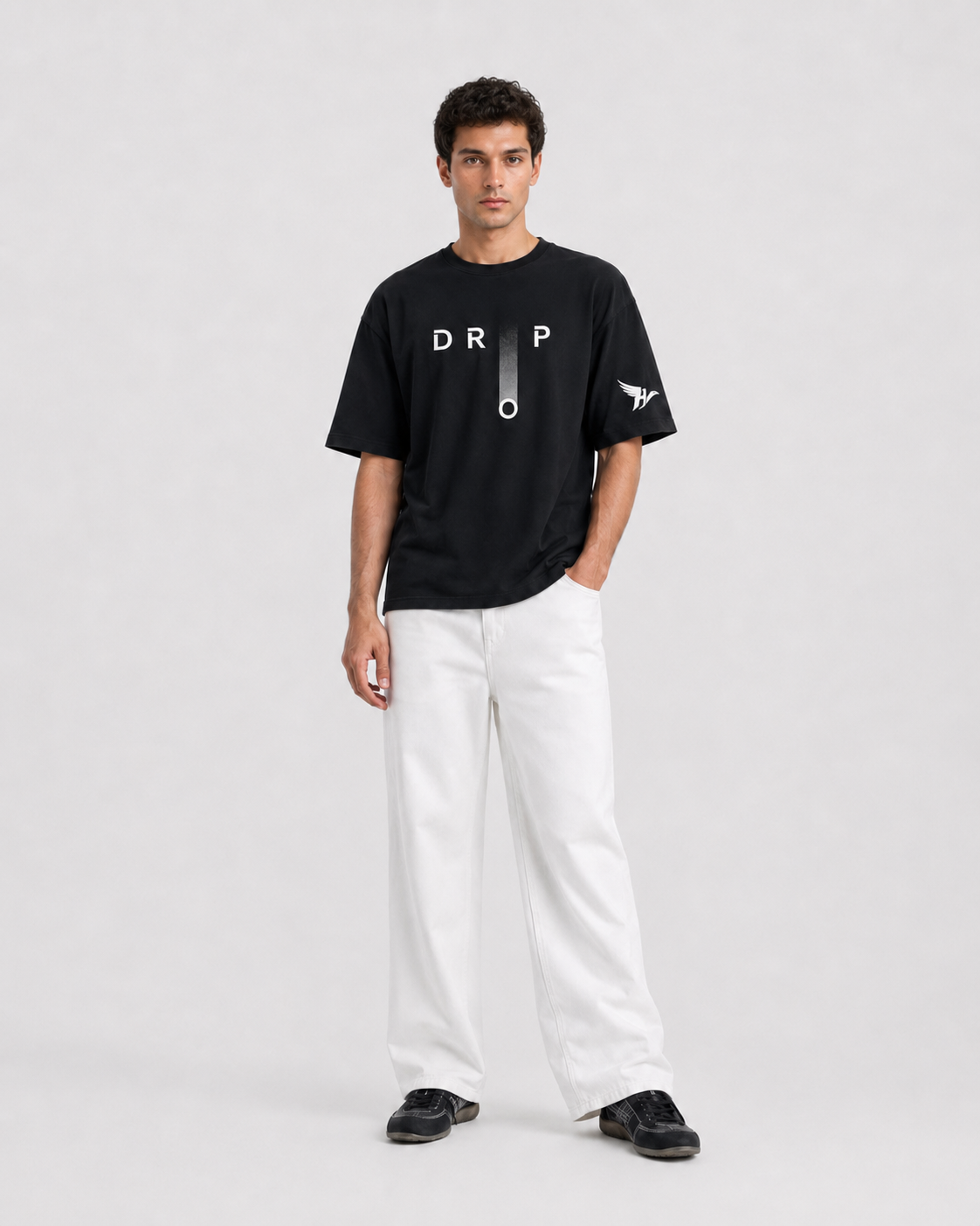 Hustle Fit Drop Tee