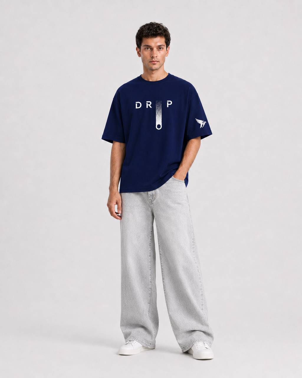 Hustle Fit Drop Tee