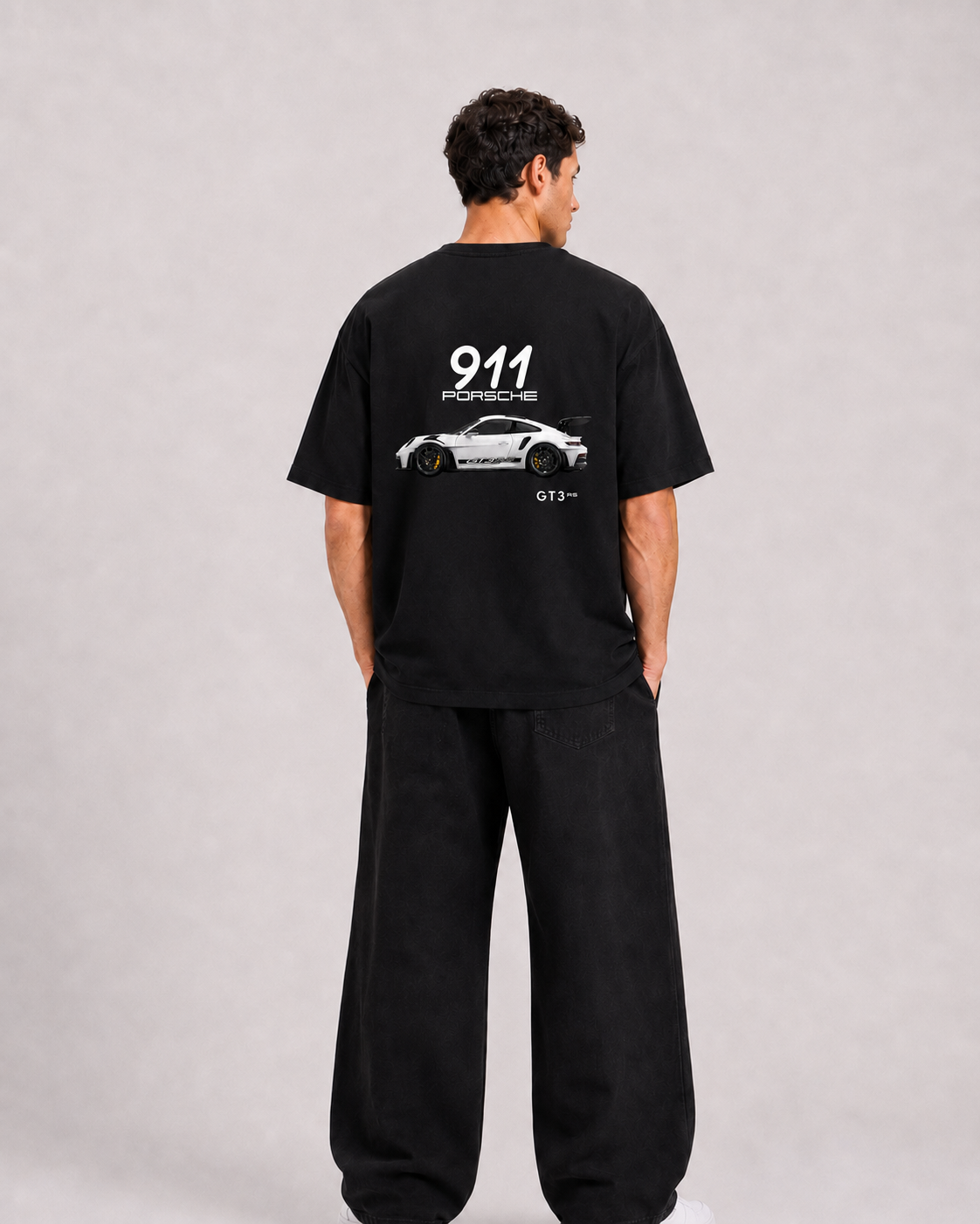 Hustle Fit Sports Car Graphic Tee